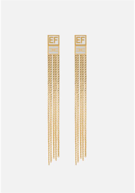 Women's gold pendant earrings ELISABETTA FRANCHI | OR24M46E2Q76